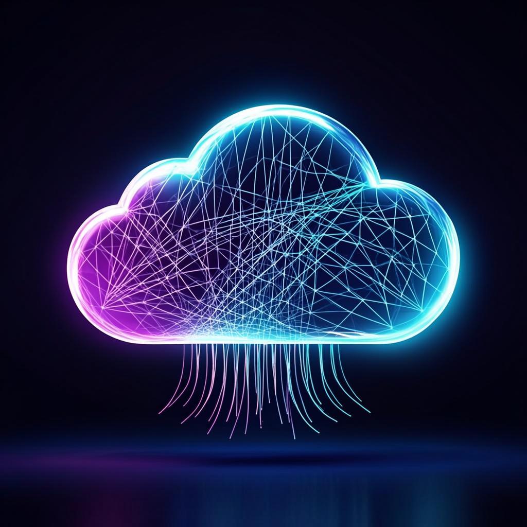 Cloud storage illustration