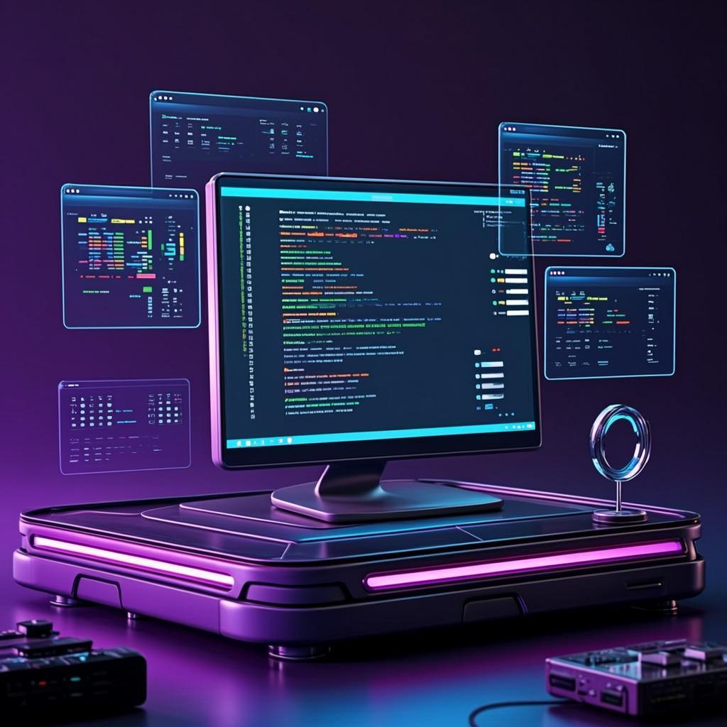 Virtual desktop illustration